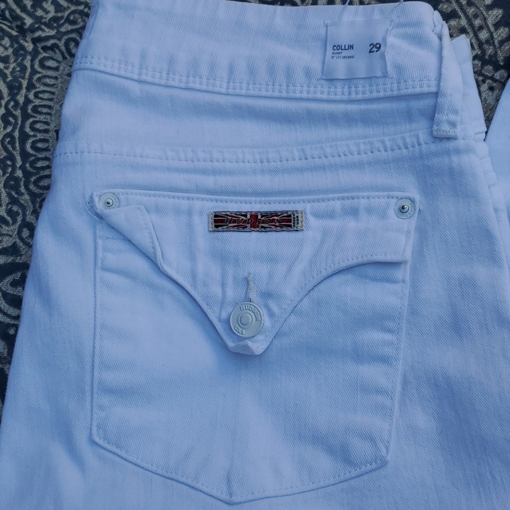White Hudson Skinny Jeans